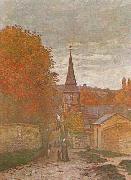 Claude Monet Street in Fecamp oil on canvas